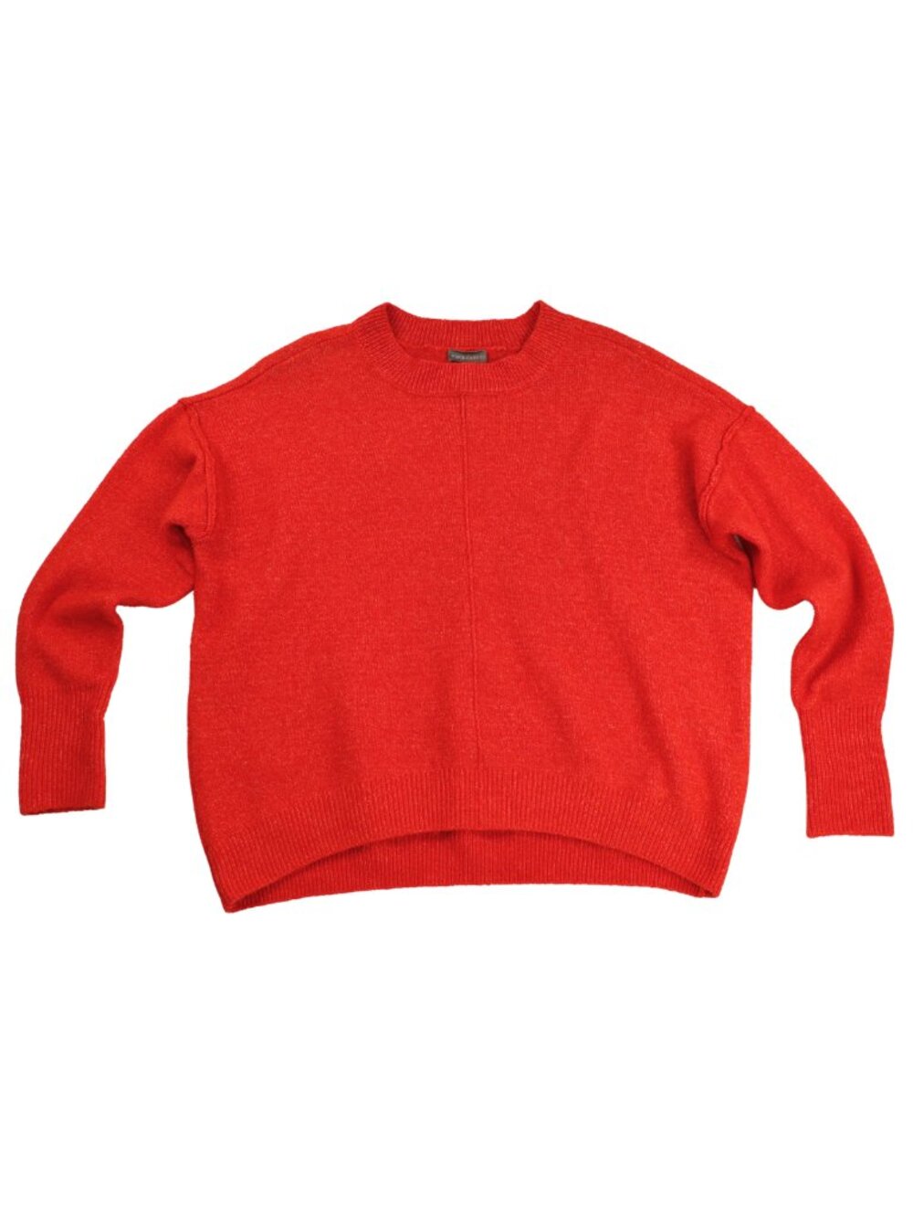 Vince Camuto Red Oversized Crewneck Sweater XS Cozy Soft Knit